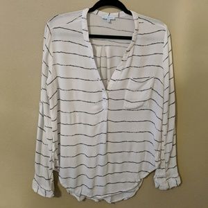 Francesca's striped blouse